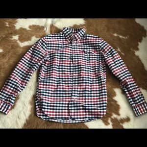 Brooks Bros Red Fleece Gingham Sport Shirt
